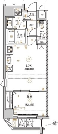 RELUXIA上野の物件間取画像